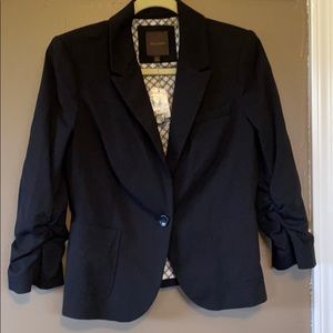 Suit Blazer Jacket - Black Medium
